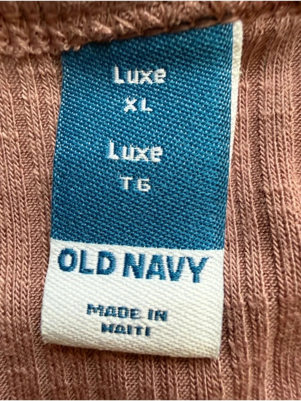 Old Navy Mauve Ribbed Tank Top Size XL Casual Minimalist Summer Stretch Basic - Picture 3 of 10